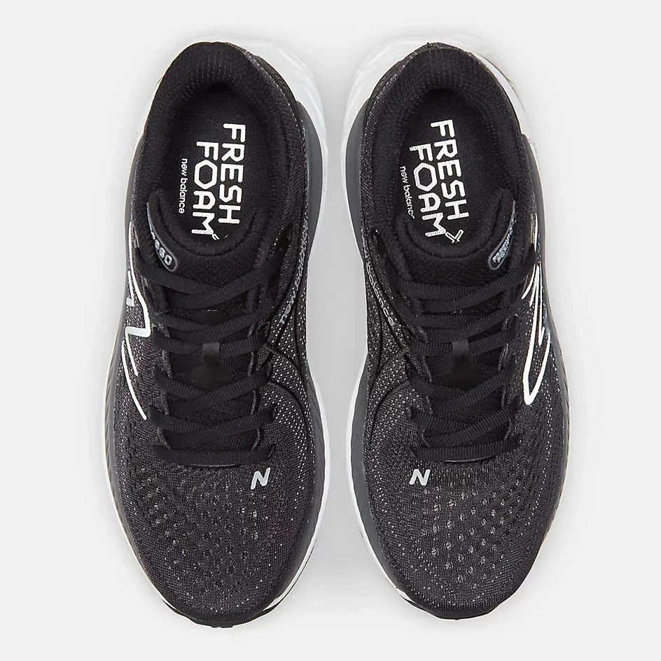 New Balance Women's Fresh Foam X W860K13 Black White Castlerock