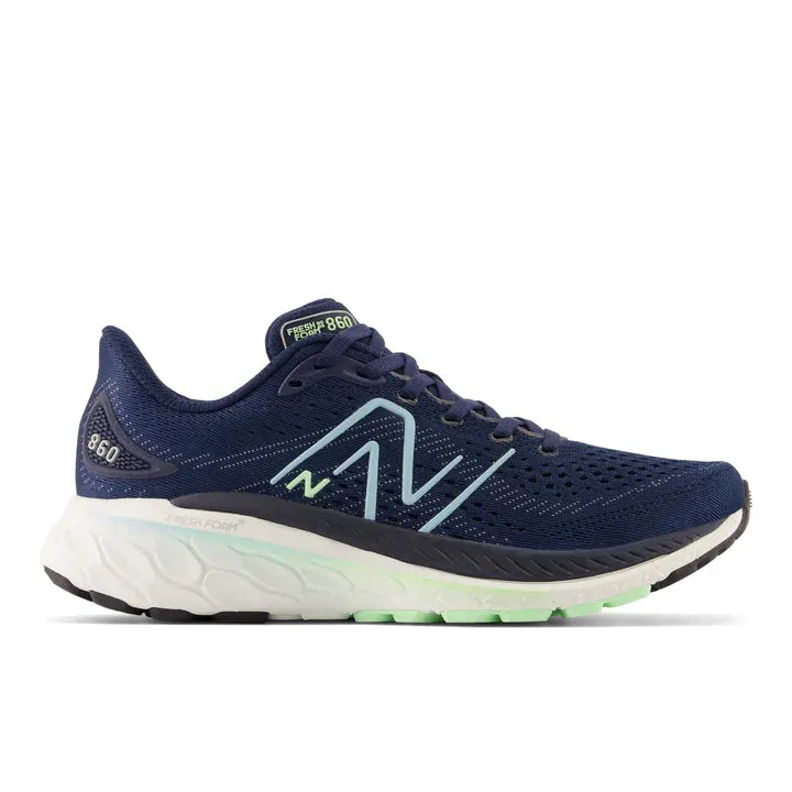 New Balance Women’s Fresh Foam X W860N13 Navy Beach Blue Green Aura