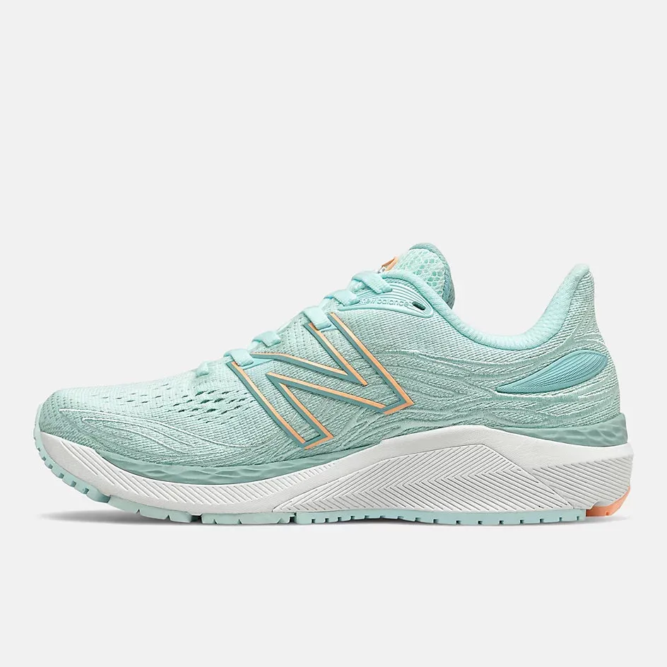 New Balance Women's W860B12 Fresh Foam X Blue Light Mango