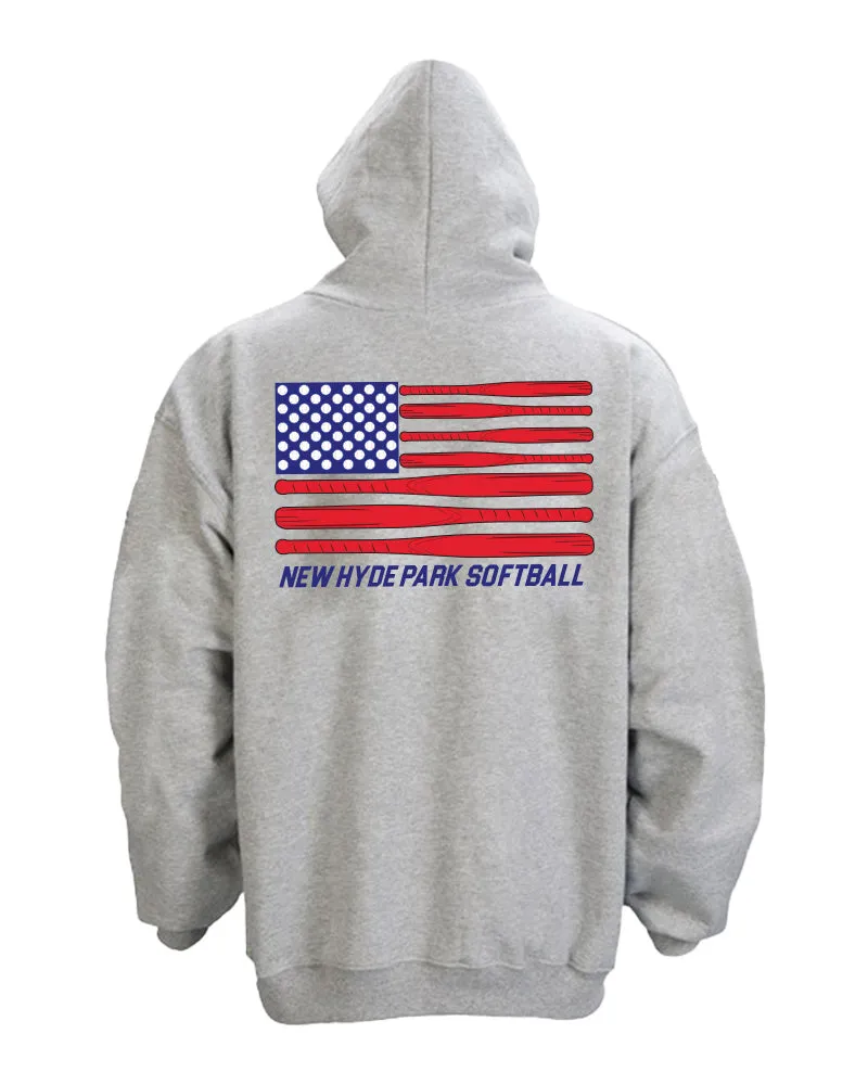 NHP Softball Flag Hoodie