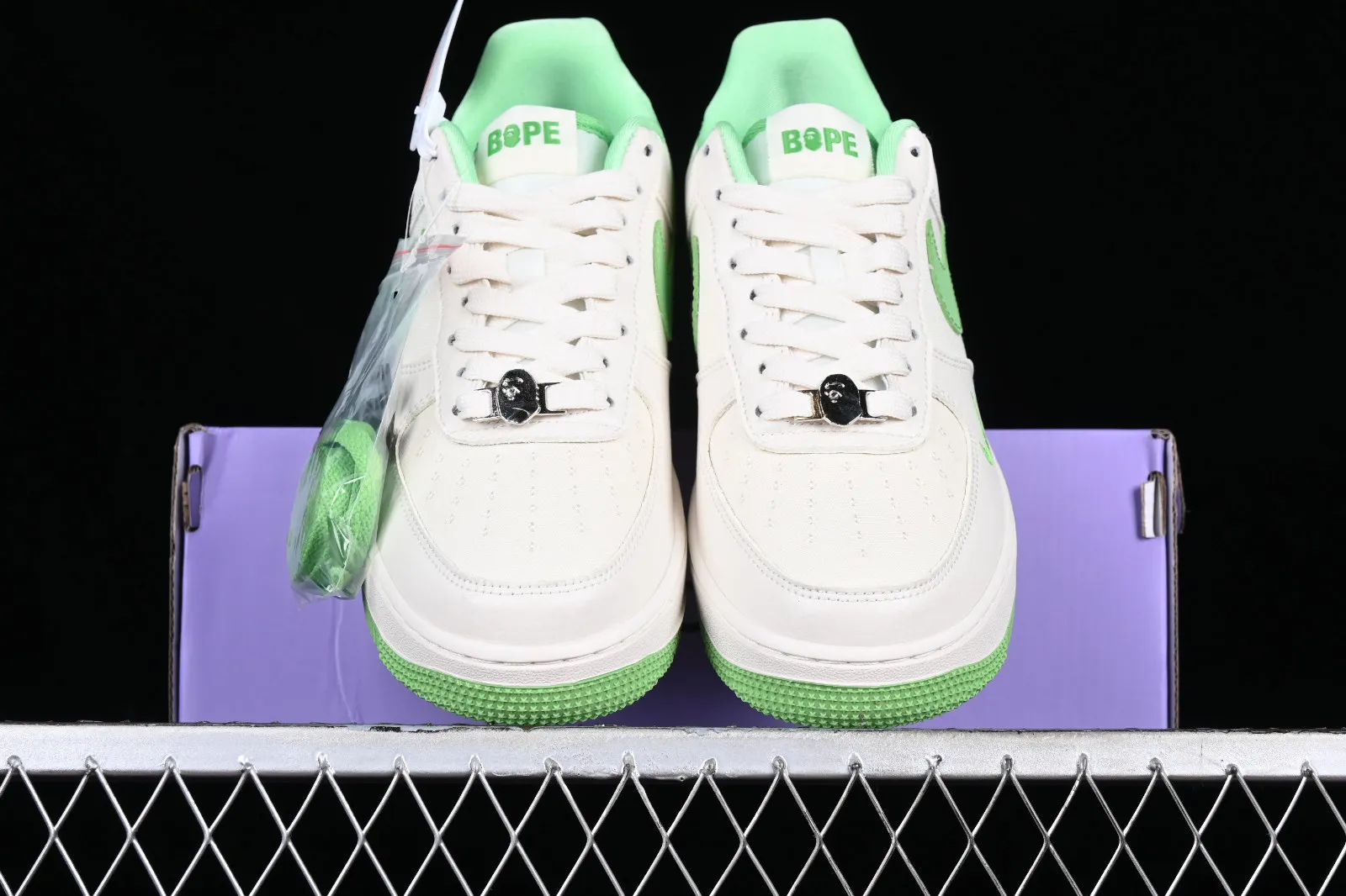 Nike Air Force 1 07 Low BAPE Sail Off White Green BS9055-752