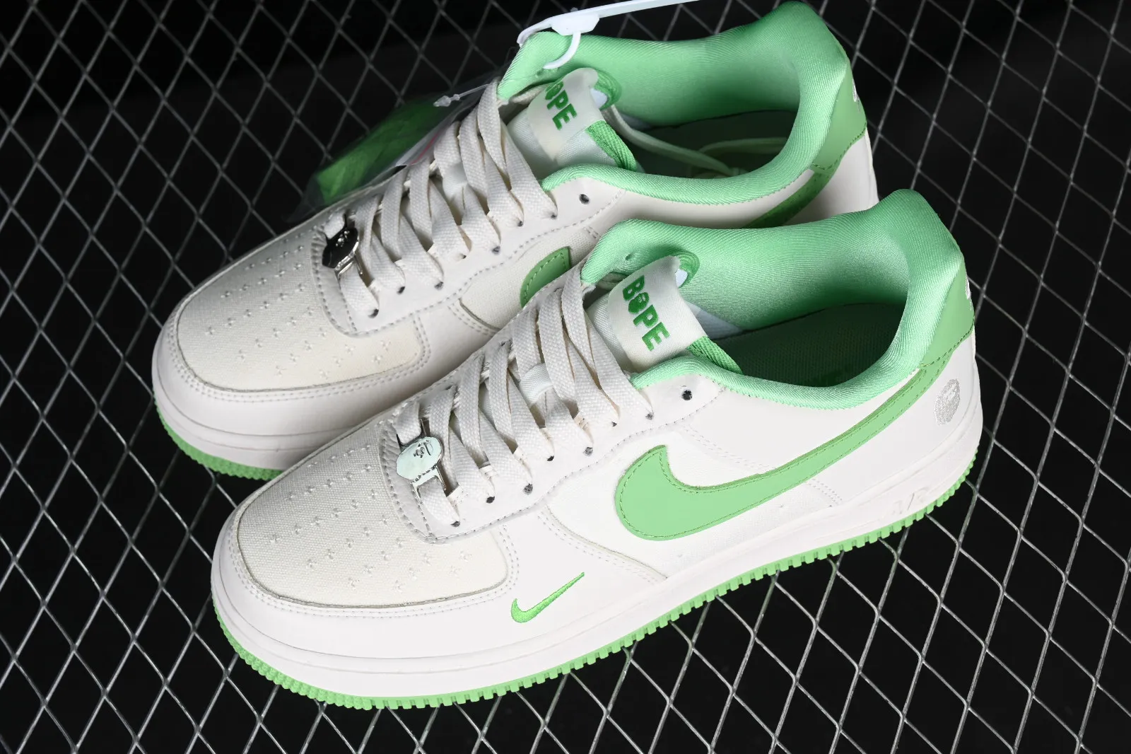 Nike Air Force 1 07 Low BAPE Sail Off White Green BS9055-752