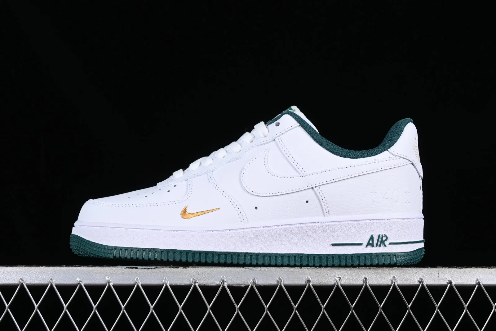 Nike Air Force 1 07 Low Dark Green Gold White DD1225-009