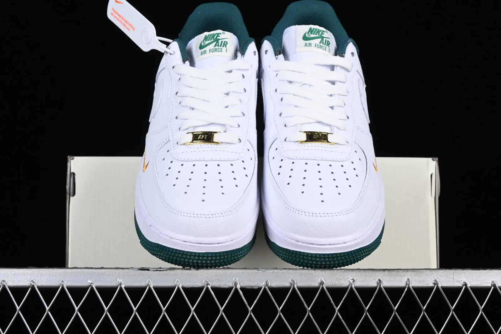 Nike Air Force 1 07 Low Dark Green Gold White DD1225-009