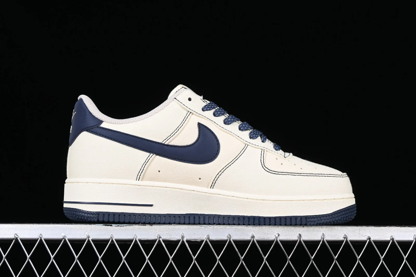 Nike Air Force 1 07 Low Sail Dark Blue Off White TQ1456-299