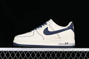 Nike Air Force 1 07 Low Sail Dark Blue Off White TQ1456-299