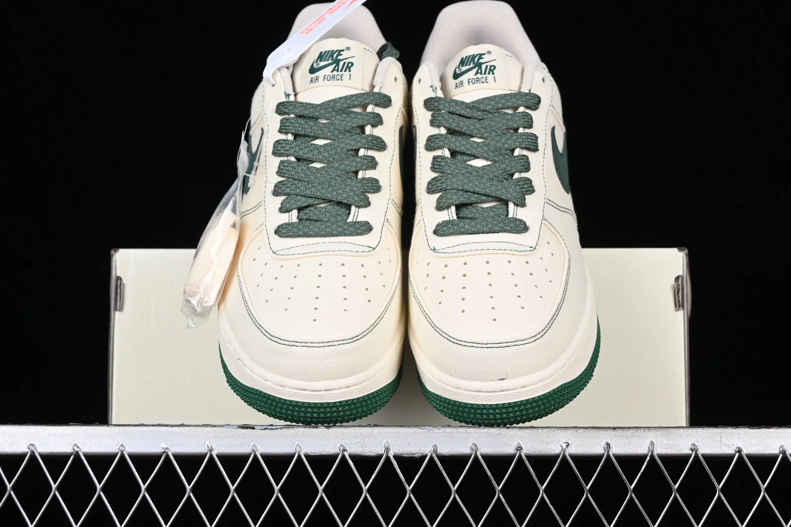 Nike Air Force 1 07 Low Sail Off White Dark Green TQ1456-266