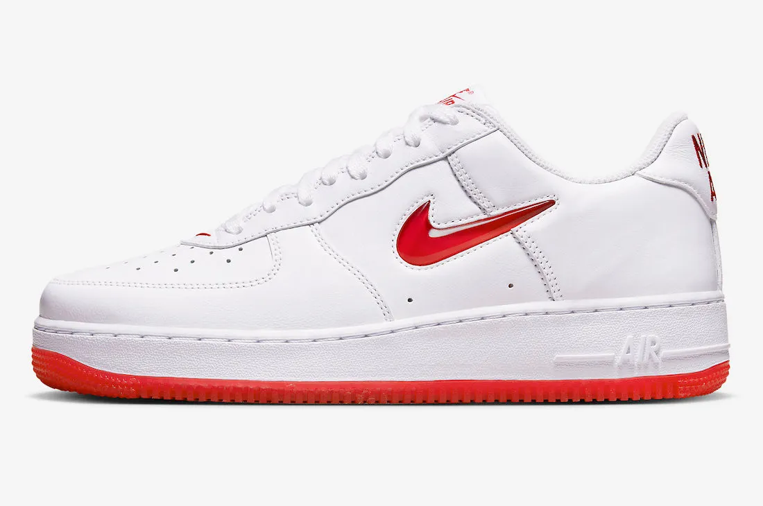 Nike Air Force 1 Colour of the Month White University Red FN5924-101