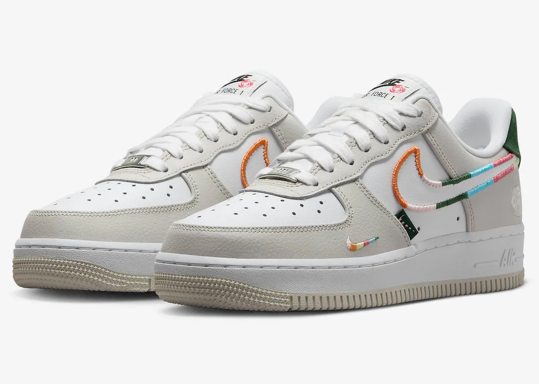 Nike Air Force 1 Low All Petals United White Fir Adobe Bright Mandarin FN8924-111