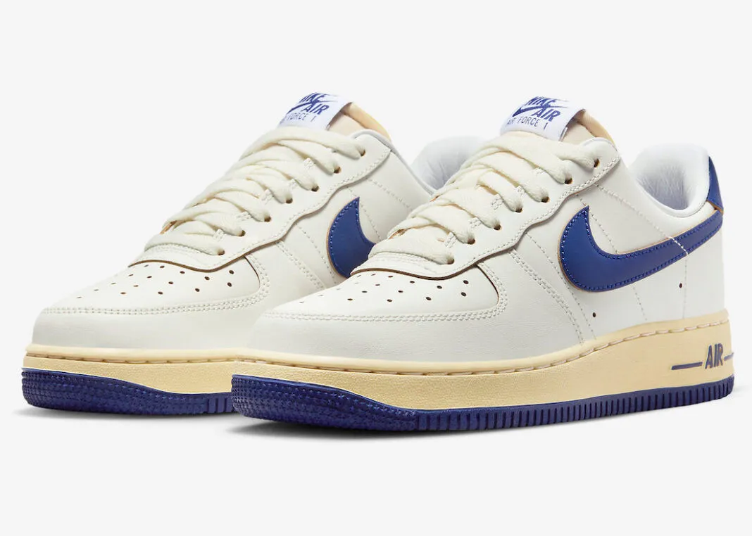 Nike Air Force 1 Low Athletic Department White Sport Royal FQ8103-133