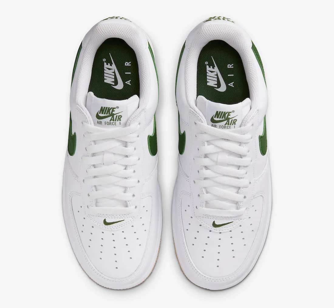 Nike Air Force 1 Low Color Of The Month White Forest Green Gum Yellow FD7039-101