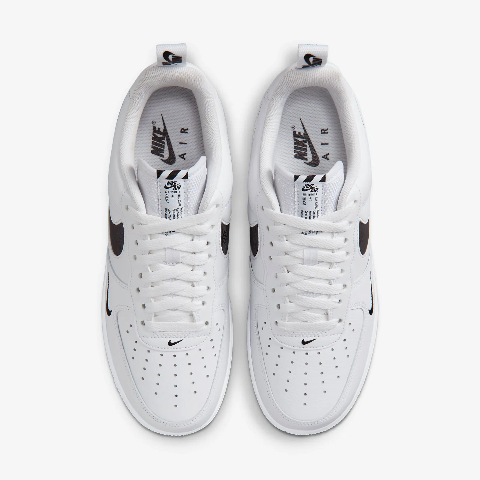 Nike Air Force 1 Low Multi-Etch Swoosh White Black FV1320-100