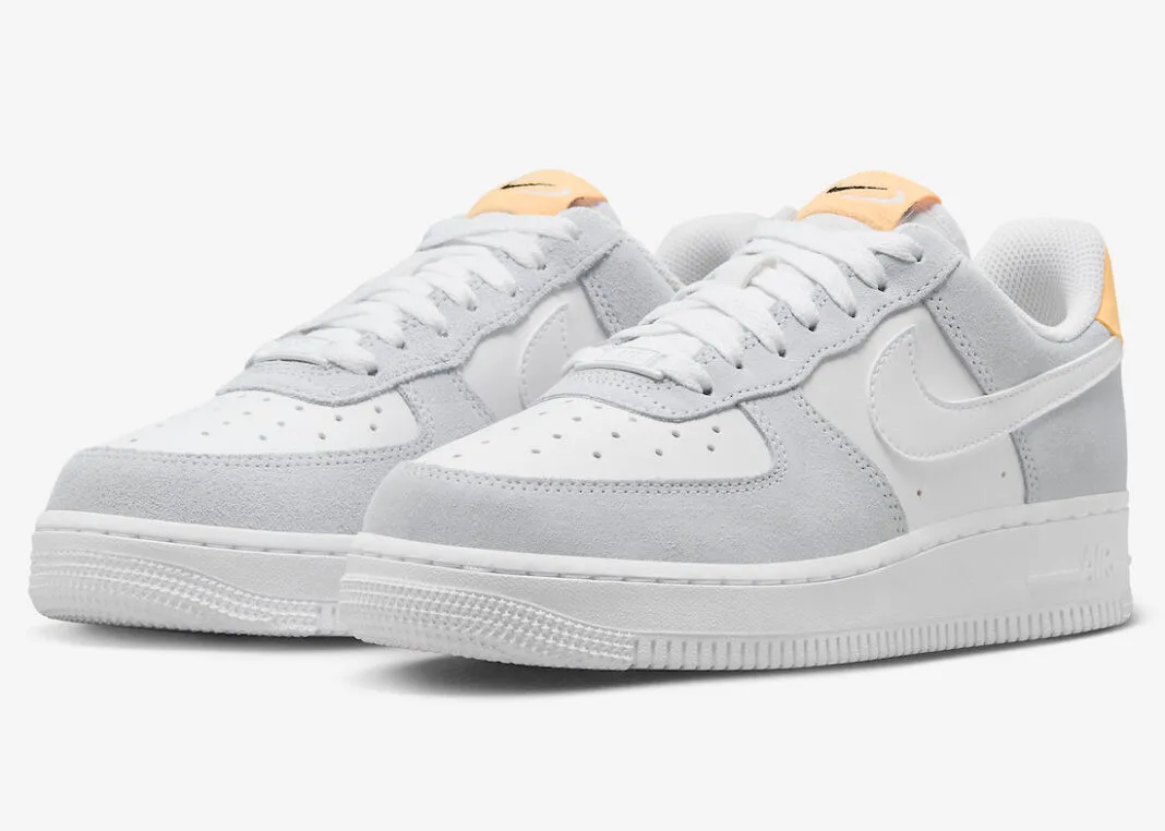 Nike Air Force 1 Low Pure Platinum White Melon Tint Black FQ7779-001