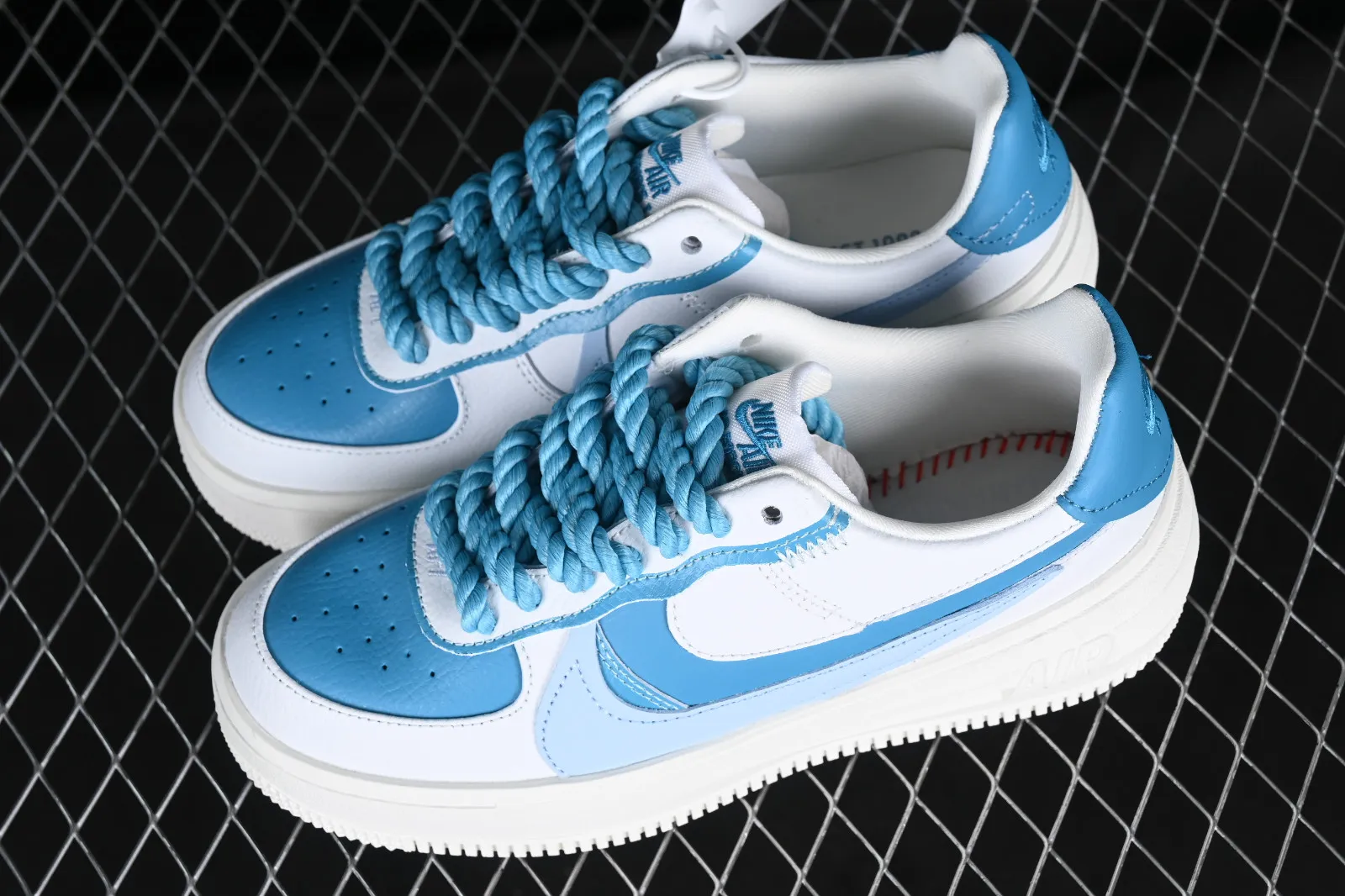 Nike Air Force 1 PLT.AF.ORM White Blue DJ9946-111