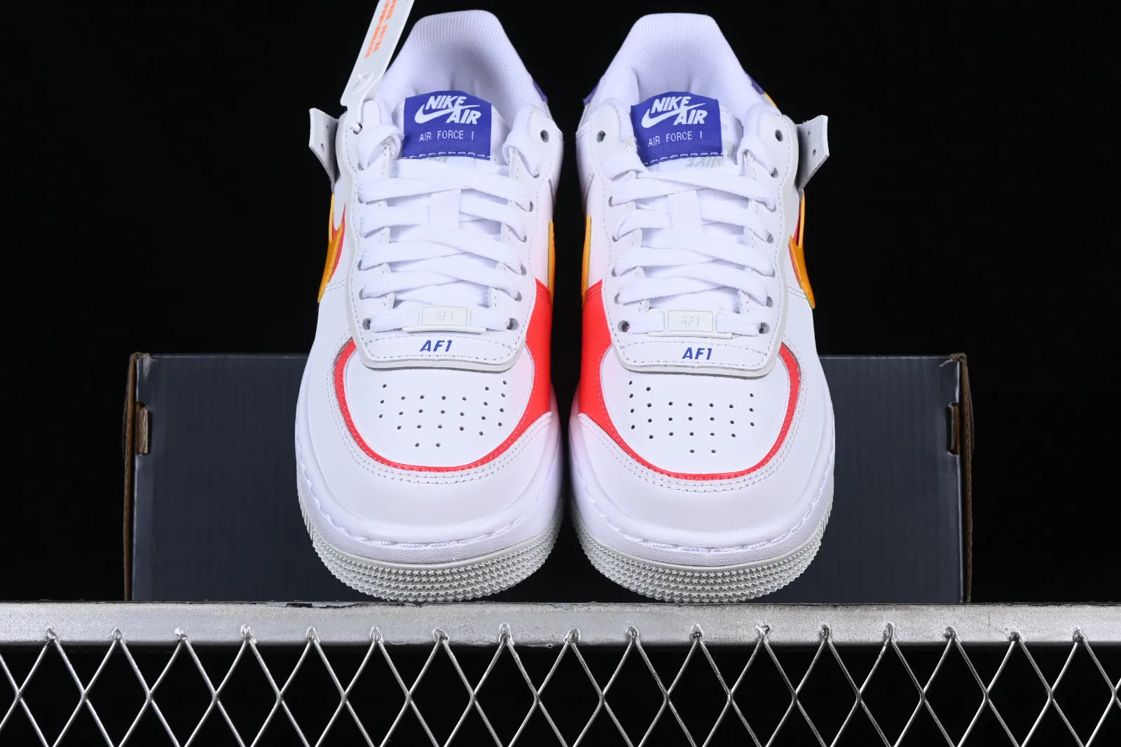 Nike Air Force 1 Shadow Gundam White Siren Red Photon Dust DZ1847-100