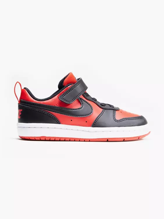 Nike  Junior Boys Nike Red/Black Court Borough Low Recraft Trainers