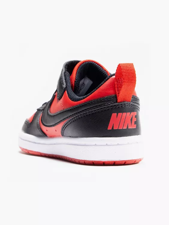 Nike  Junior Boys Nike Red/Black Court Borough Low Recraft Trainers