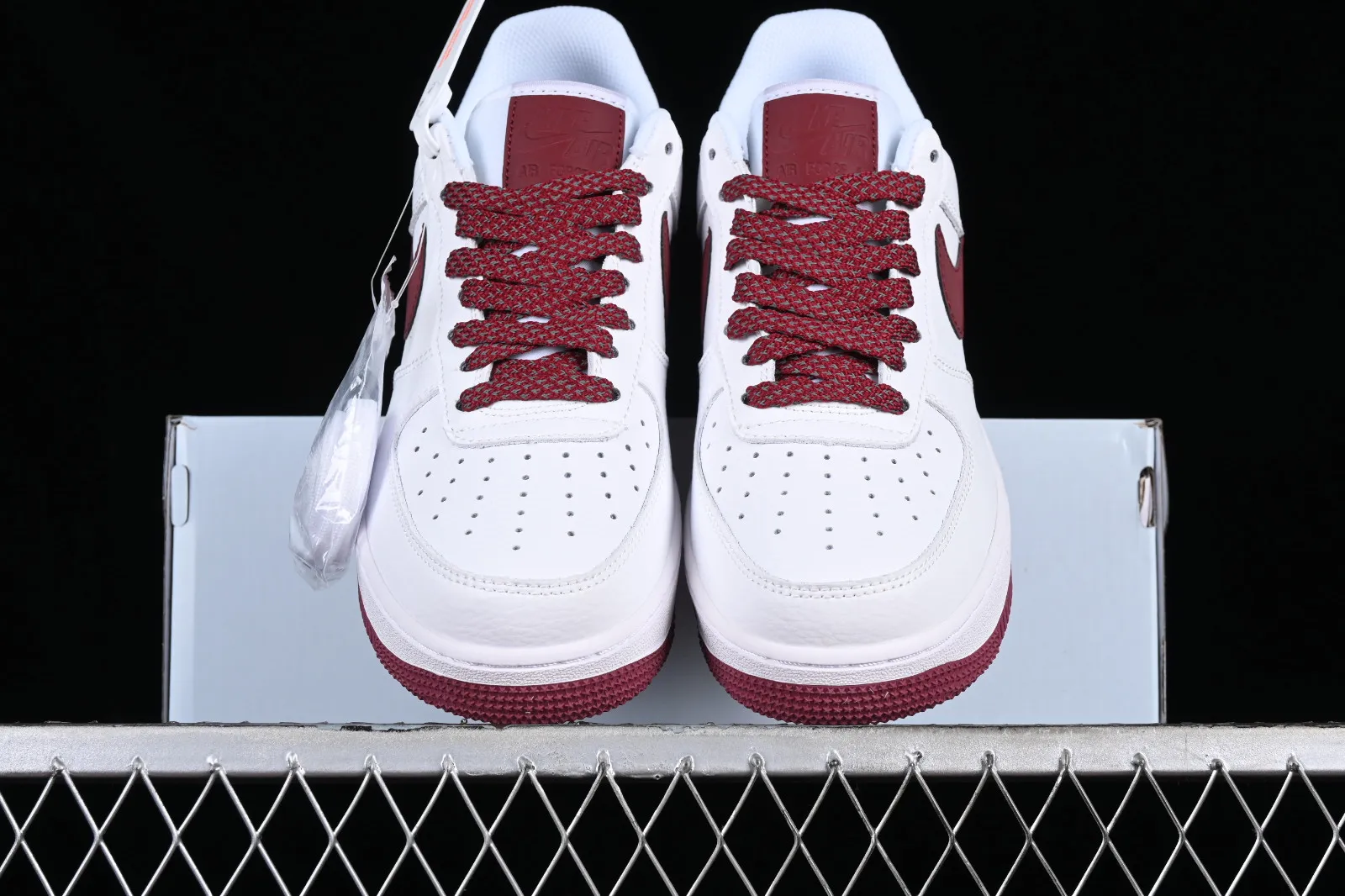 Nocta x Nike Air Force 1 07 Low Certified Lover boy White Dark Red LO1718-059