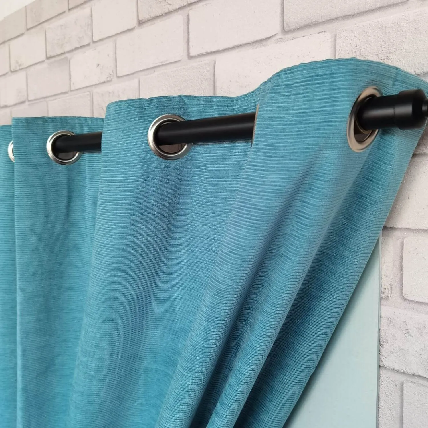 Olga Curtains - Teal