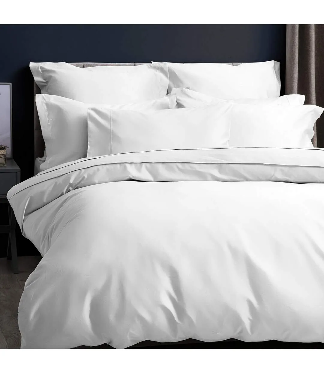 Pima cotton 450 thread count duvet cover white Belledorm