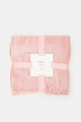 Pink Ultra Soft Blanket- (Single Size)