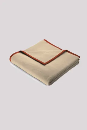 Plain Natural Terracotta Blanket