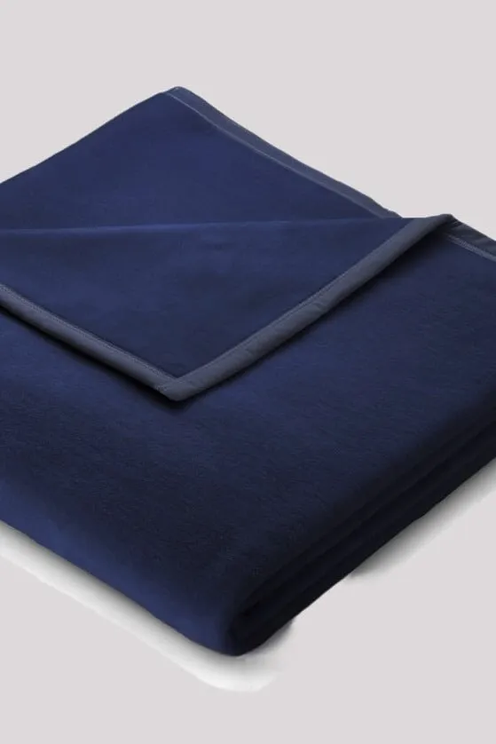 Plain Navy Blanket