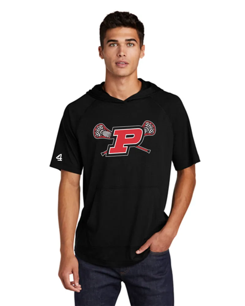 Plainedge LaxTri-Blend Wicking Short Sleeve Hoodie