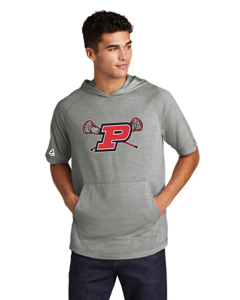 Plainedge LaxTri-Blend Wicking Short Sleeve Hoodie