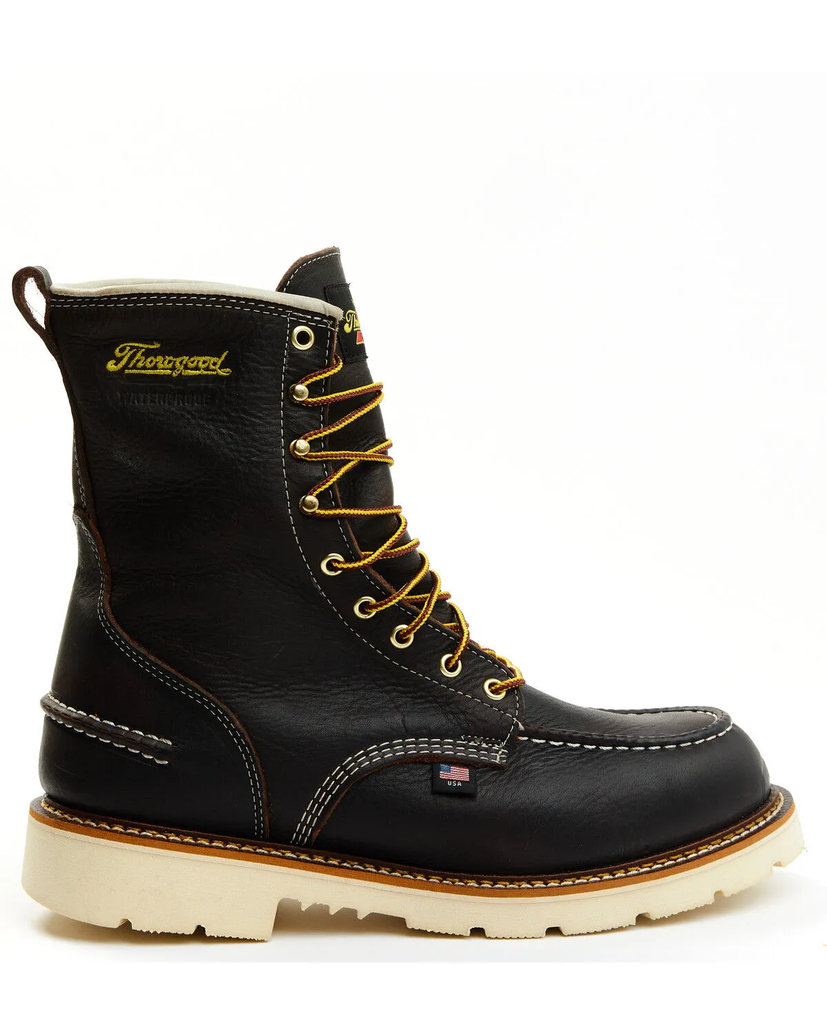 Product Name:  Thorogood Men's Boot Barn Exclusive Briar Pitstop Waterproof 8" Work Boot - Soft Toe