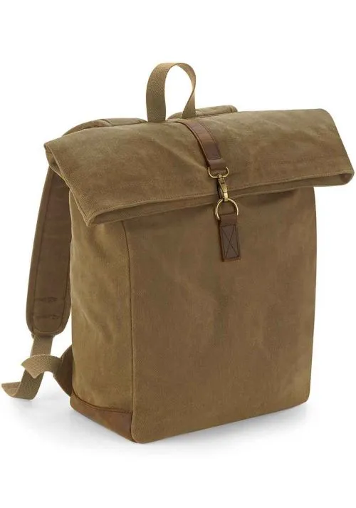 Quadra Heritage Waxed Canvas Backpack