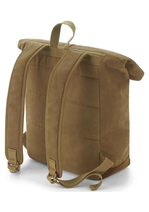 Quadra Heritage Waxed Canvas Backpack