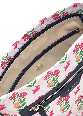 Radley London Finsbury Park - Carousel Floral Chalk Small Ziptop Crossbody Bag | Grattan