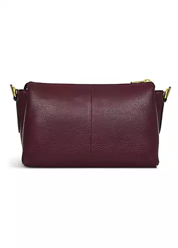 Radley London Hillgate Place Chain Dark Cherry Ziptop Crossbody Bag | Grattan