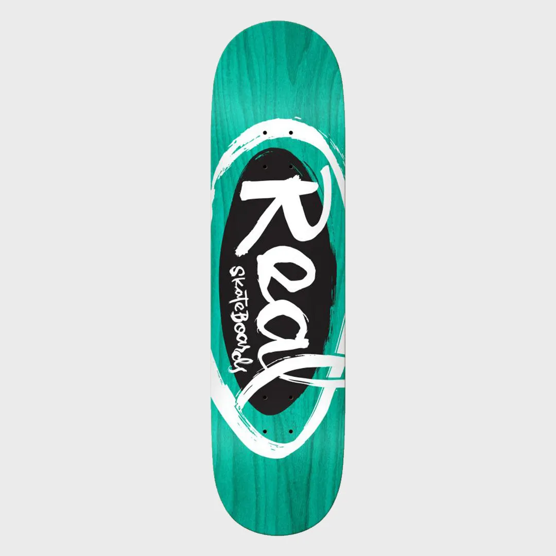 Real Skateboards - 8.5 Team Oval Natas Skateboard Deck - Various Stains