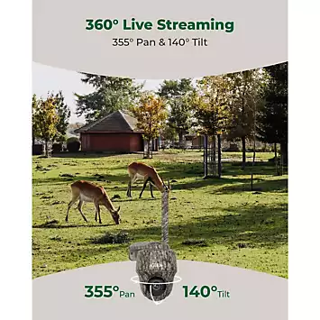 Reolink Keen 4G LTE 4MP Super HD Pan&Tilt Wireless Trail Camera with 64GB SD Card | Kaleidoscope