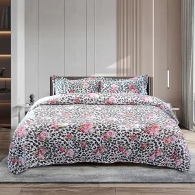 Rose Blossom Quilt Set