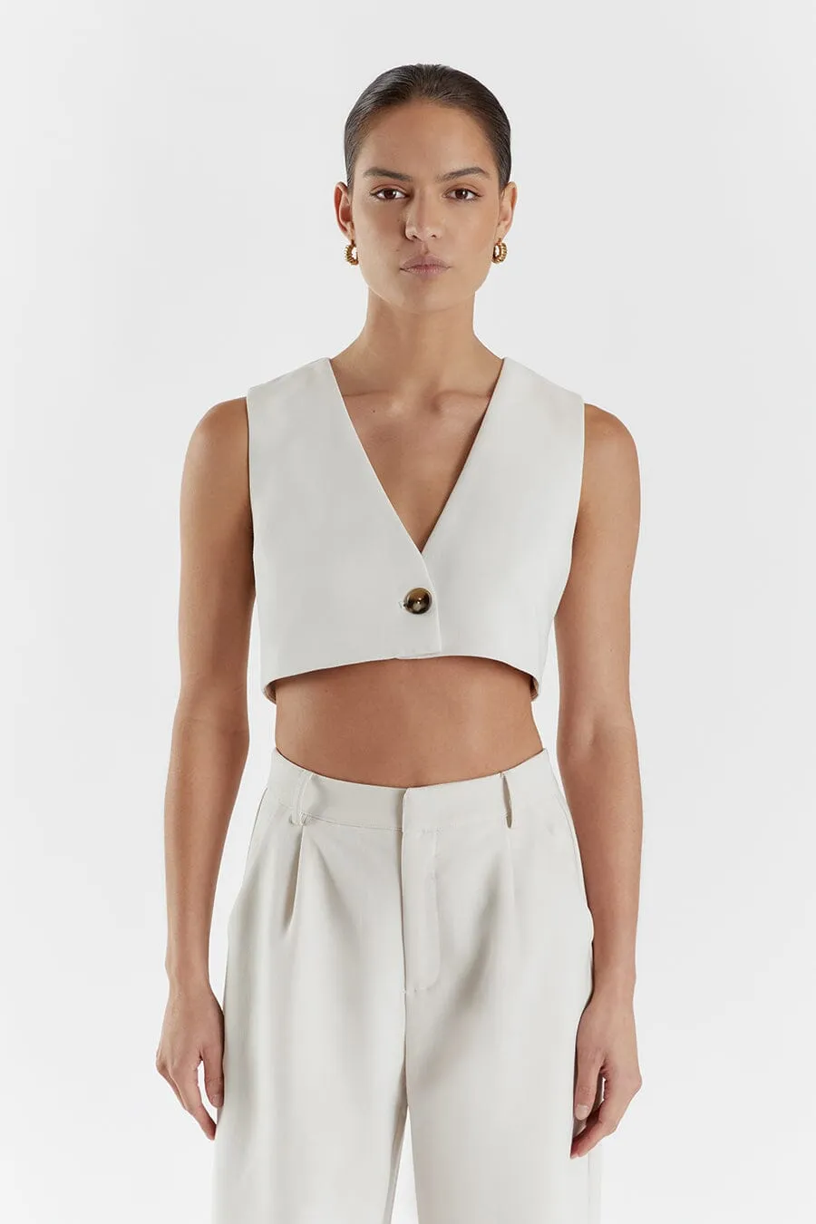 ROWAN BONE CROPPED VEST