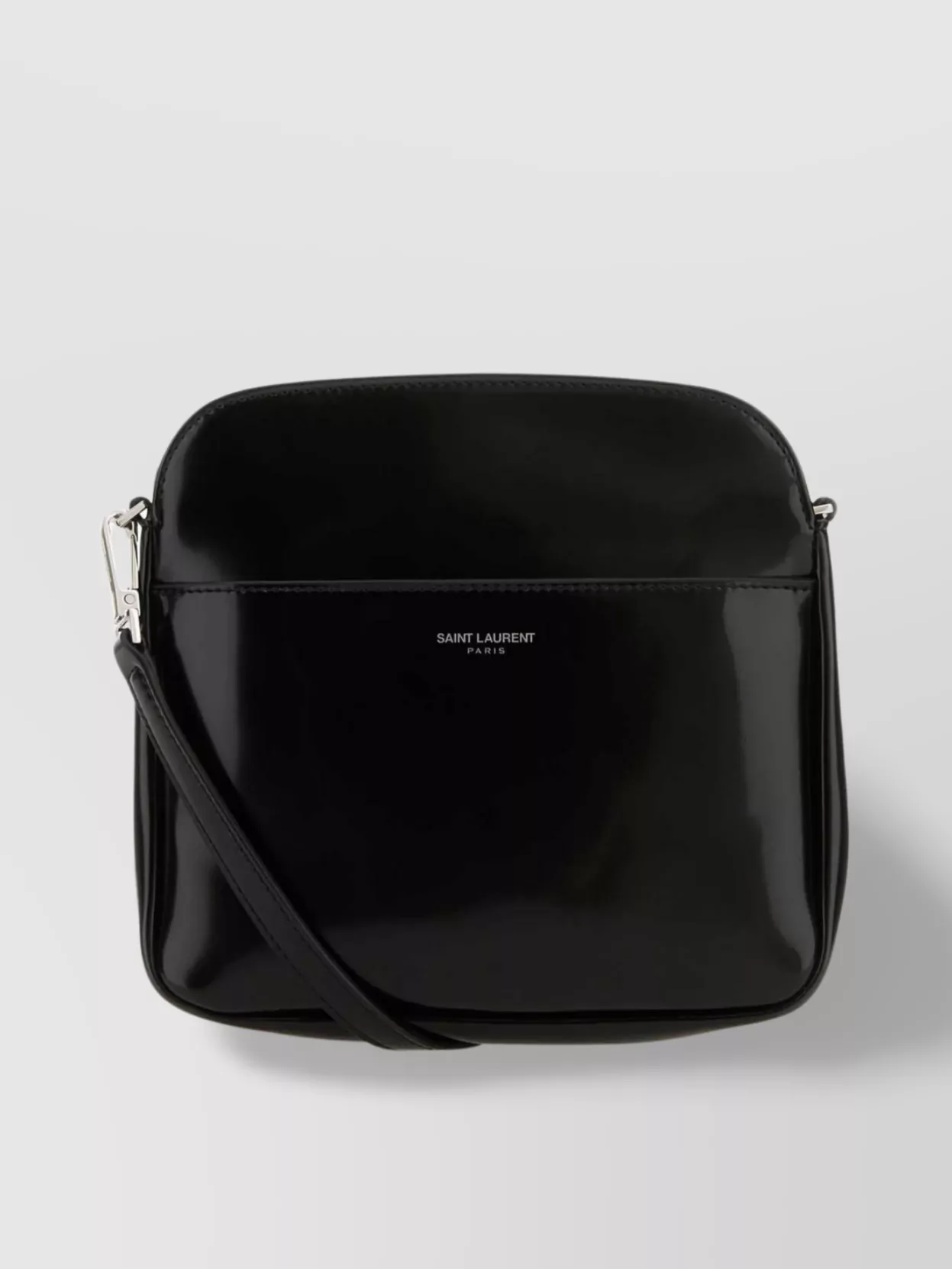 Saint Laurent   Mini crossbody bag with adjustable strap and smooth finish