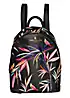 Sara Miller Black Bamboo Mini Backpack