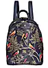 Sara Miller Smokey Blue Birds Mini Backpack