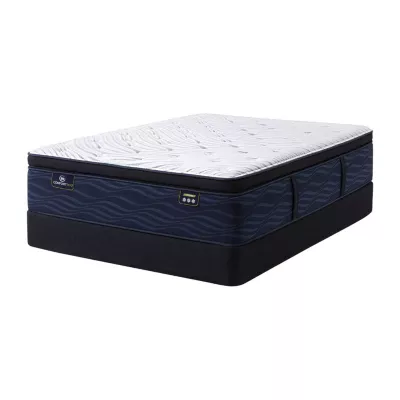 Serta iComfortECO Q35LTX Plush Pillow-Top Quilted Hybrid - Mattress + Box Spring