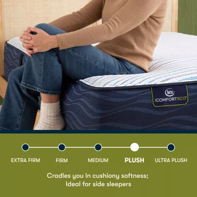 Serta iComfortECO S40HD Plush Hybrid - Mattress Only