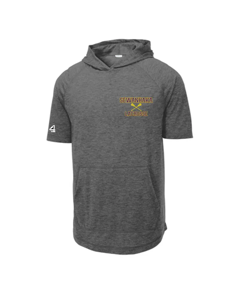 Sewanhaka Lacrosse Tri-Blend Short Sleeve Hoodie