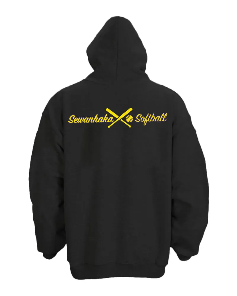 Sewanhaka Softball Game On Hoodie