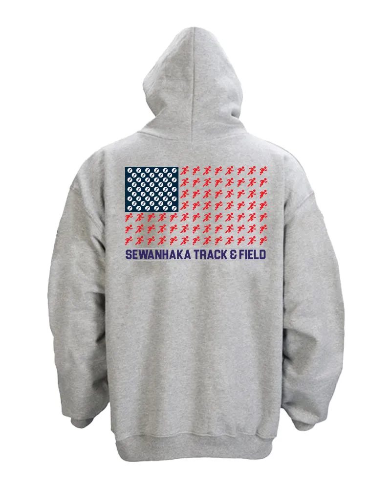 Sewanhaka Track & Field FLAG Hoodie