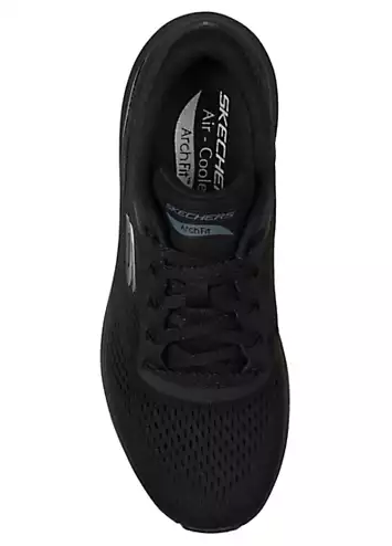 Skechers Black Mesh Arch Fit 2.0 Big League Trainers | Kaleidoscope