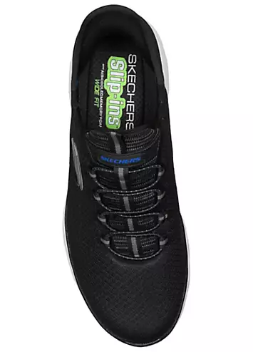 Skechers Mens Black Summits High Range Slip Ins Trainers | Kaleidoscope