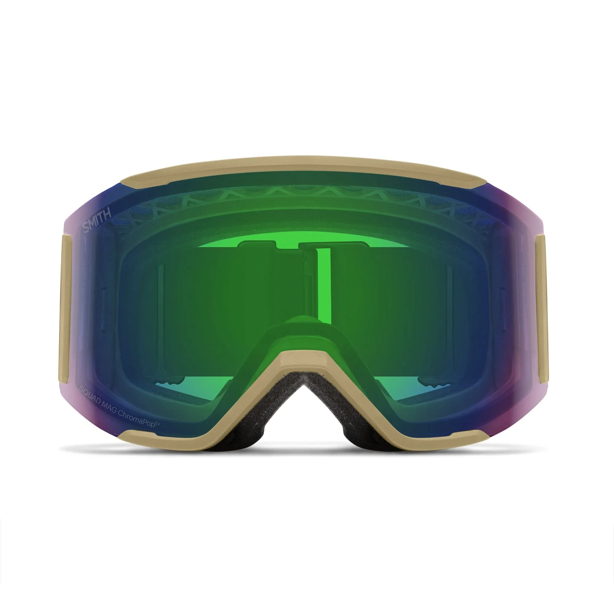 Smith Squad MAG Snowboard Goggles High Fives/ChromaPop Everyday Green Mirror