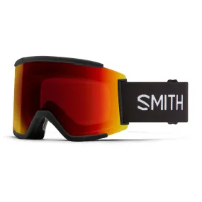 Smith Squad XL Snowboard Goggles Black/ChromaPop Sun Red Mirror